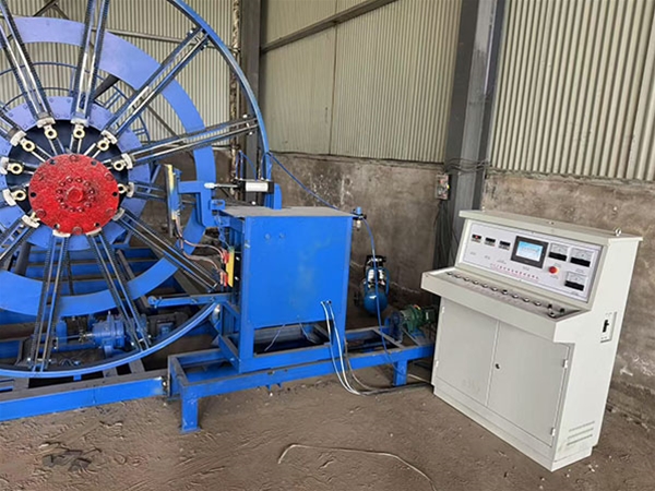 Reinforcement cage rolling welding machine