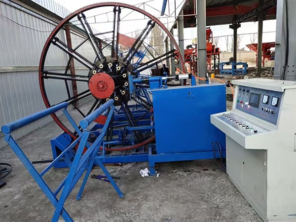 Reinforcement cage rolling welding machine
